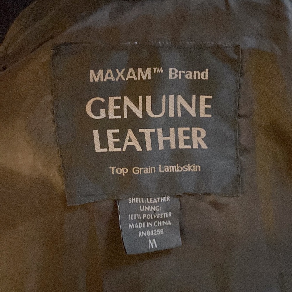 Patchwork Leather Jacket - image 3